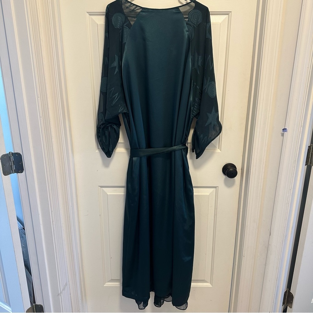 VICTORIA’S Secret Vintage Gold Label Slip Dress / Nightgown and Robe Size Large - Picture 2 of 13